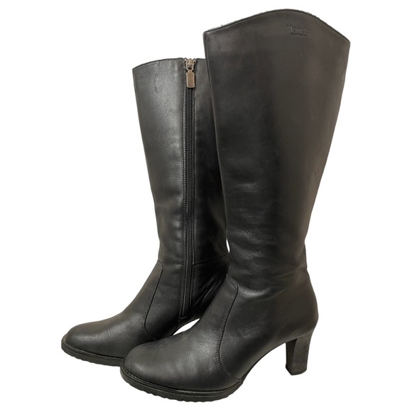 Blondo Shoes - BLONDO tall black leather heeled boots